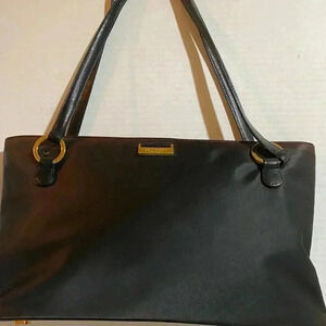 Kate spade black nylon shoulder handbag